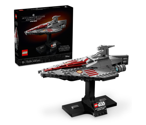 LEGO Star Wars 75404 Krążownik szturmowy typu Acclamator - 1284231 - zdjęcie 2